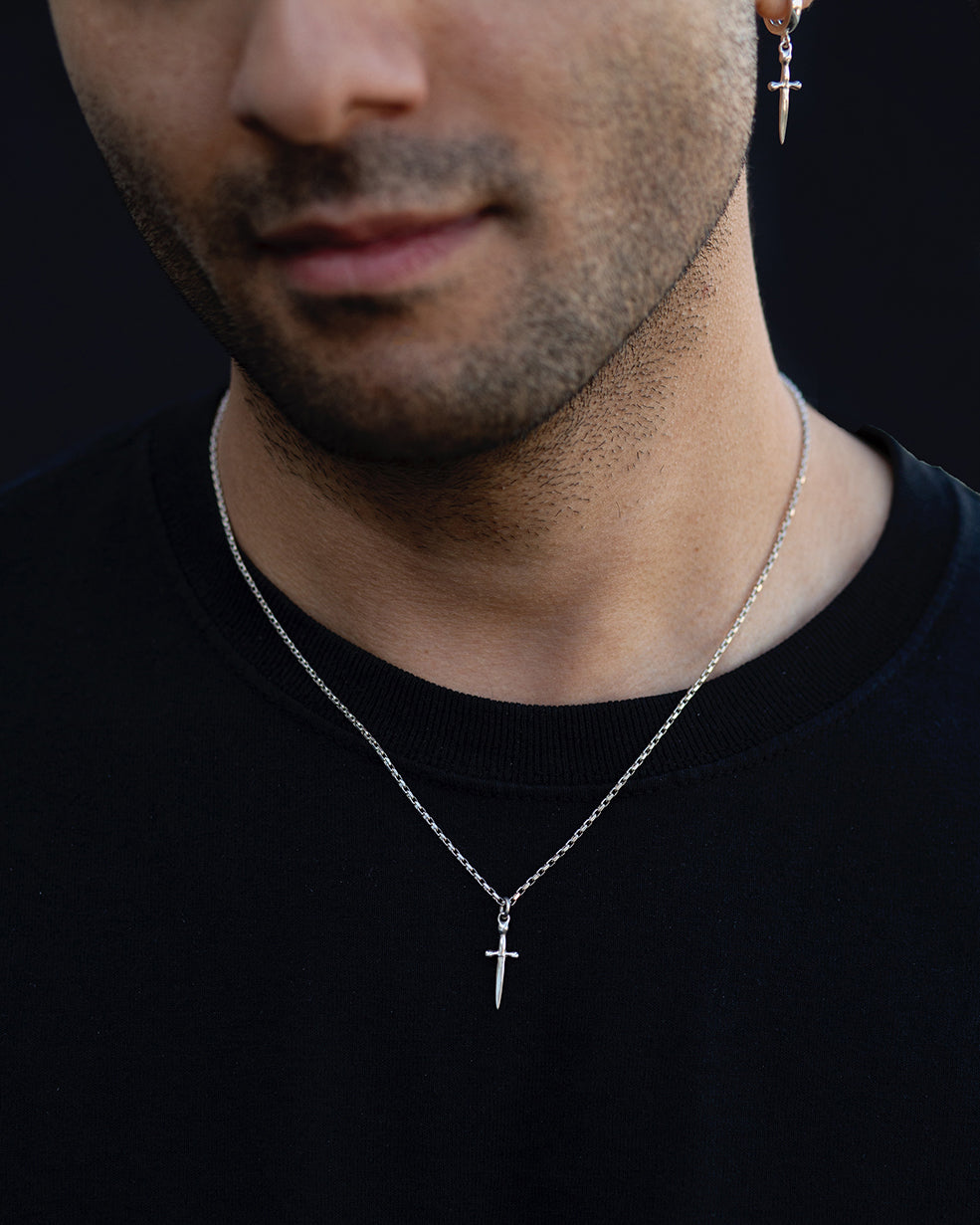 Tiny Dagger Necklace