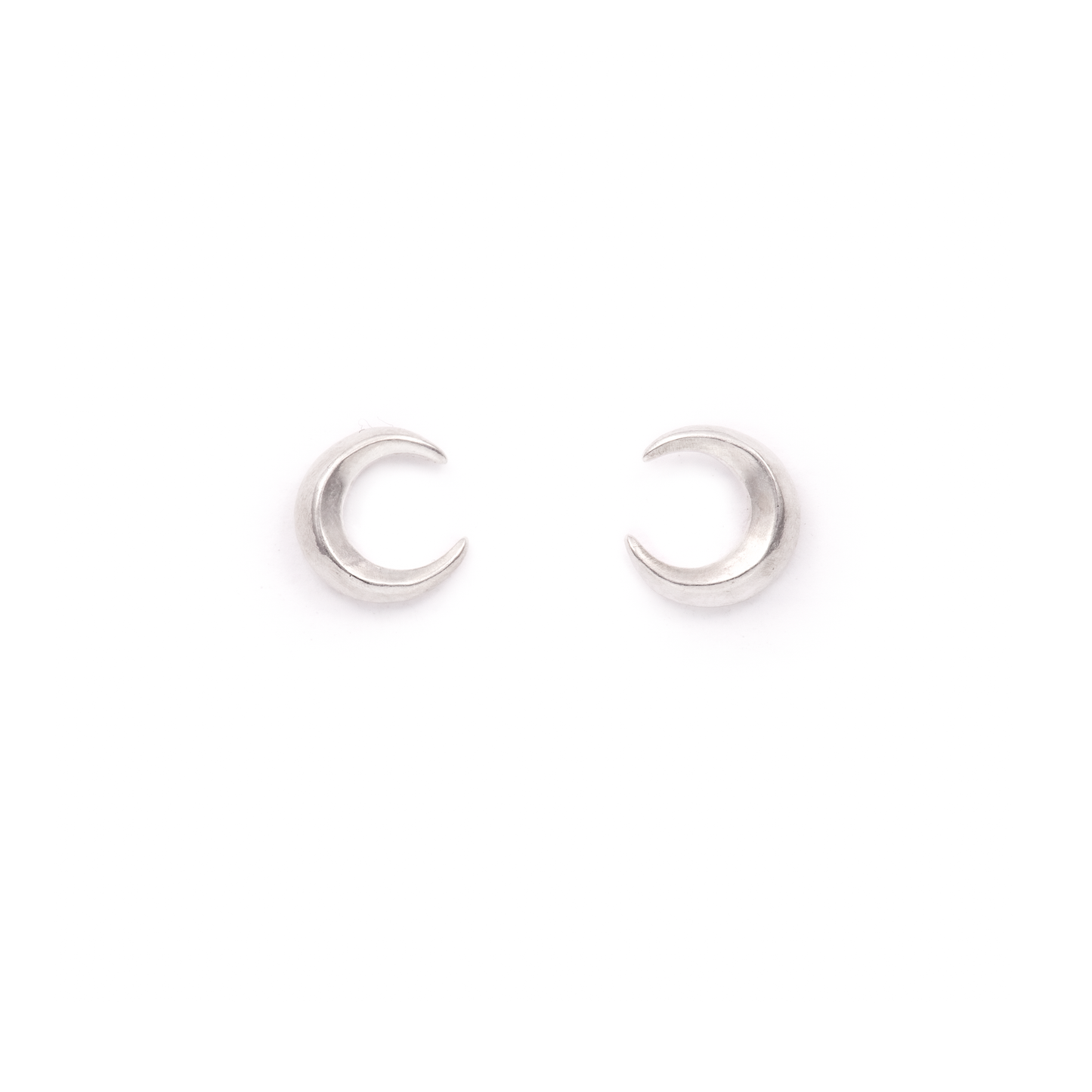 Crescent Moon Studs