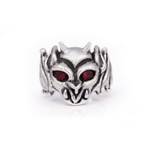 Garnet Gargoyle Ring