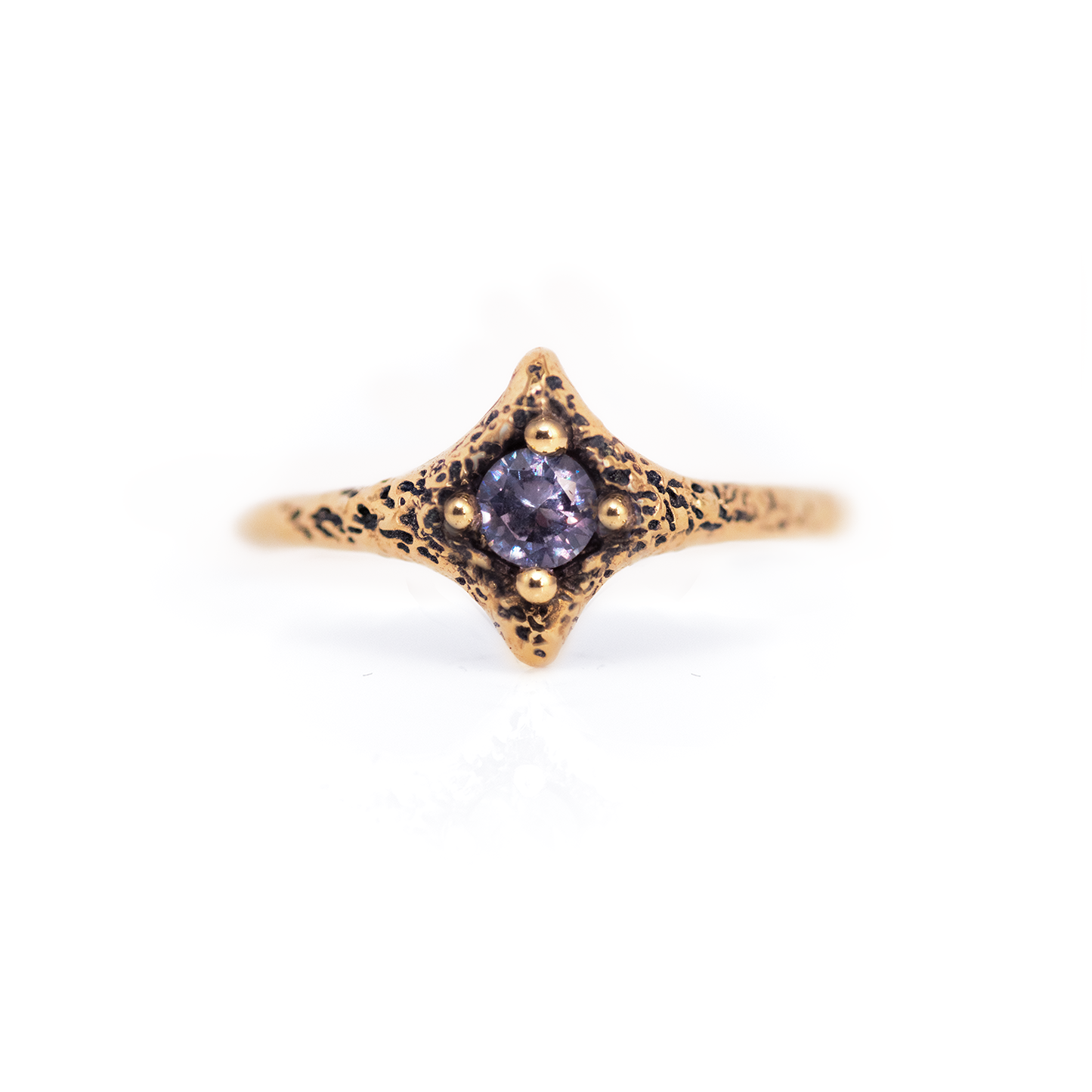 10K Gold Alexandrite Pixie Ring