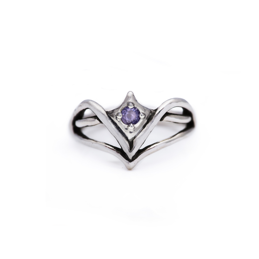 Amethyst Elven Ring