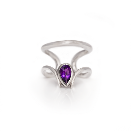 Amethyst Minotaur Ring