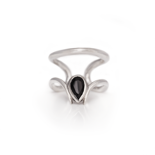 Black Onyx Minotaur Ring