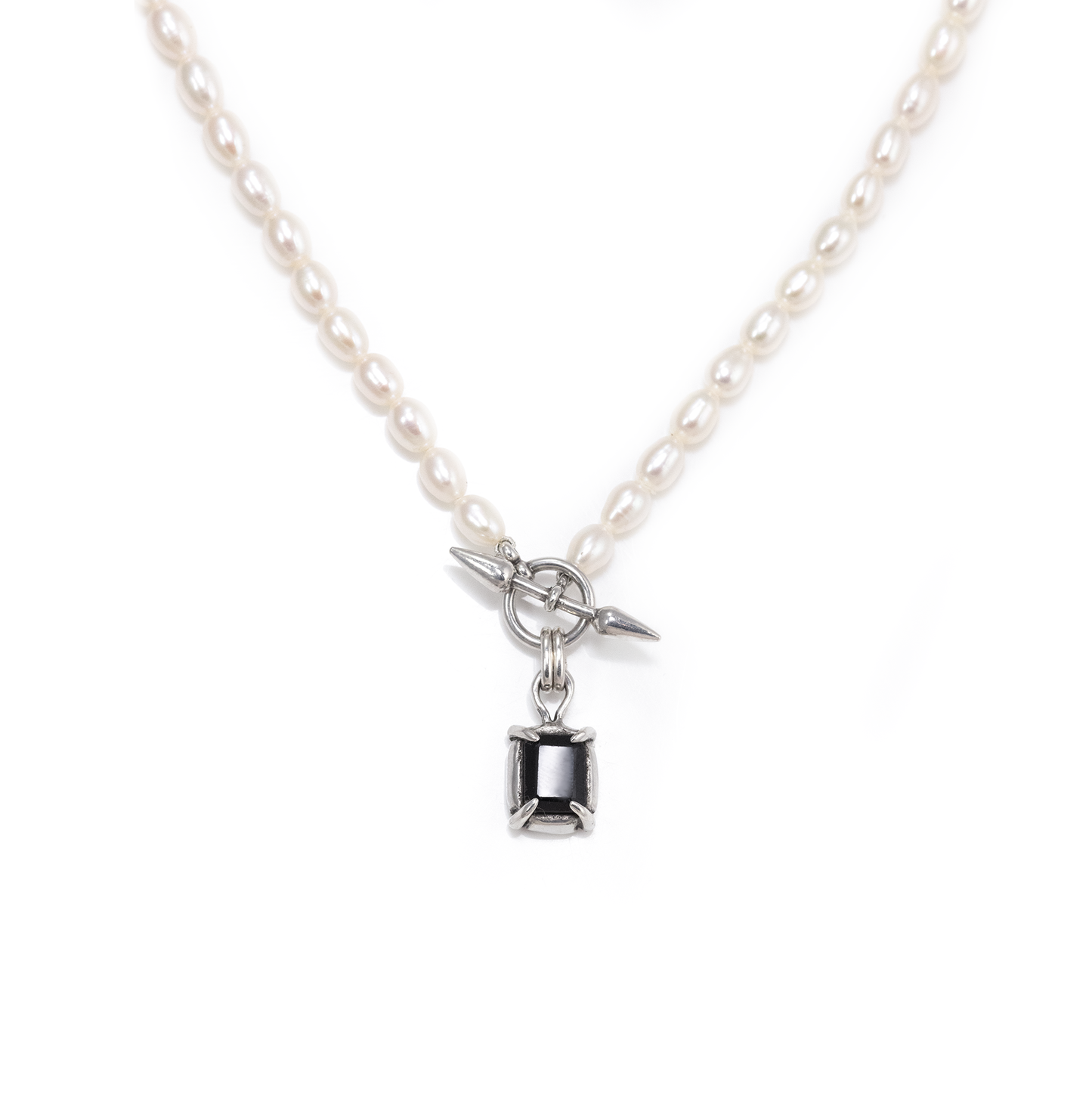 Black Onyx Siren Necklace