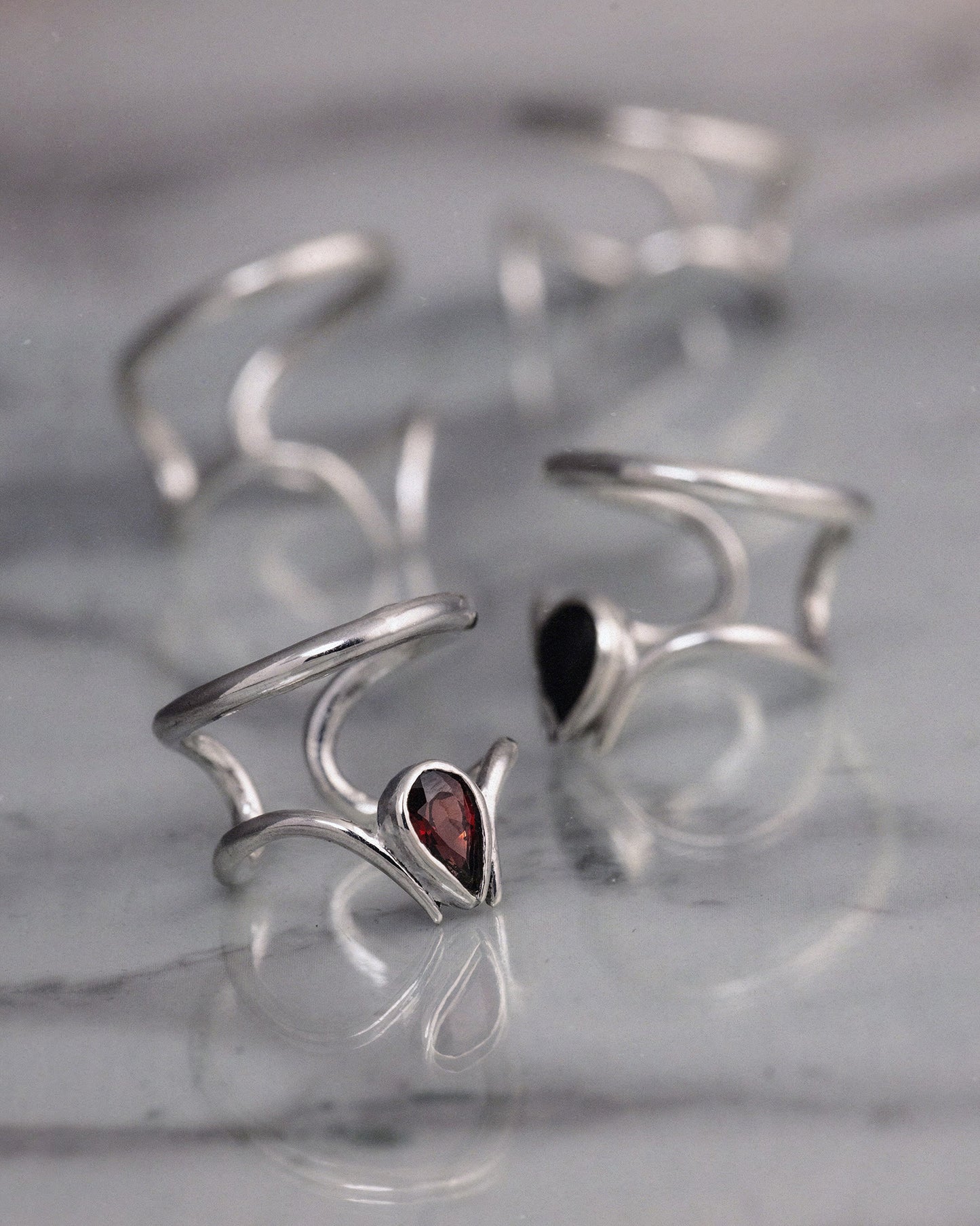 Garnet Minotaur Ring