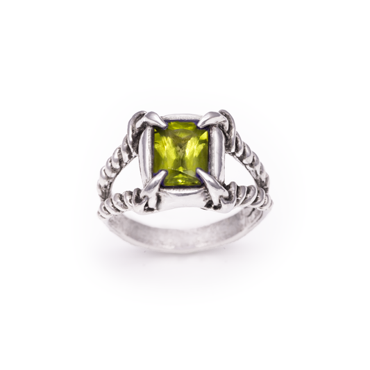 Peridot Harpy Ring