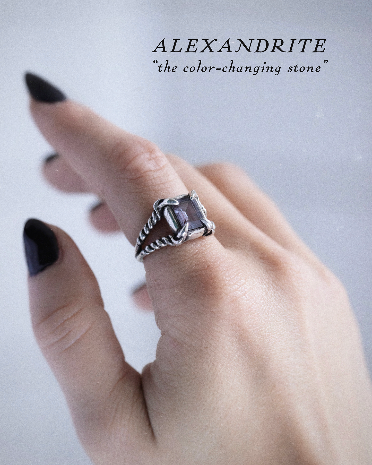 Peridot Harpy Ring