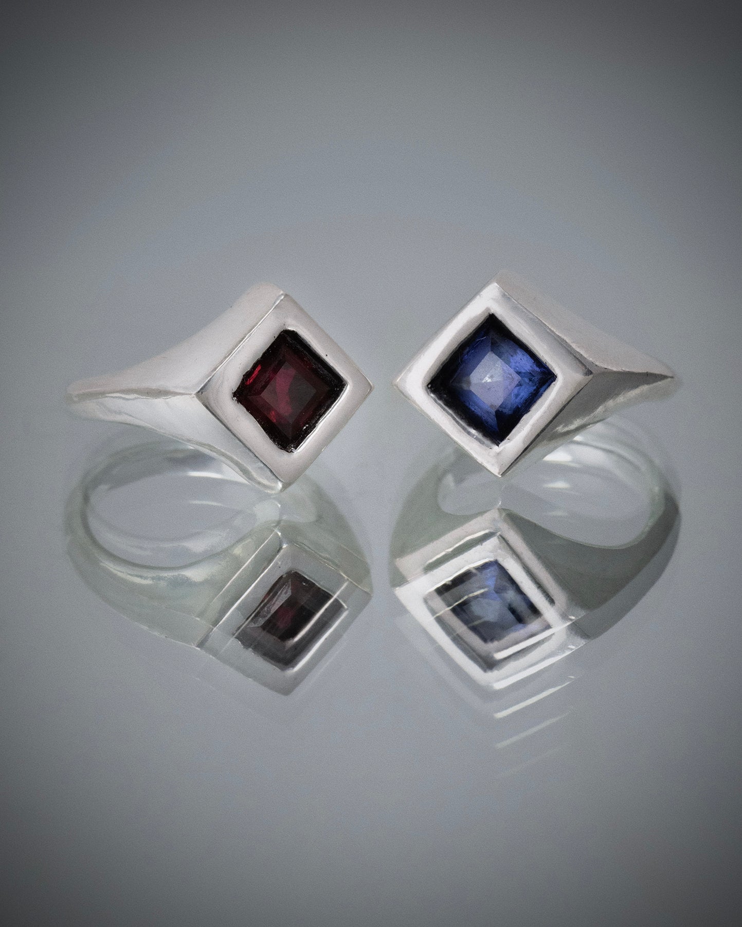 Ruby Shield Signet Ring