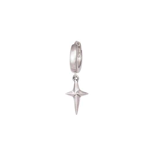 Guiding Star Hoop Earring