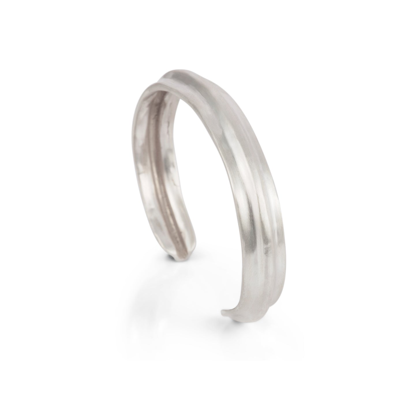 Silver Vaulted Cuff