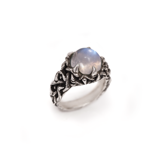 Moonstone Baby Thorn Ring