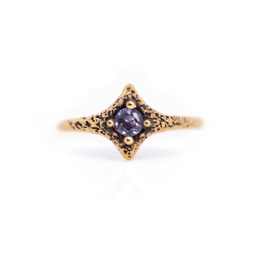 10K Gold Alexandrite Pixie Ring