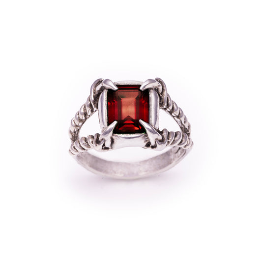 Garnet Harpy Ring