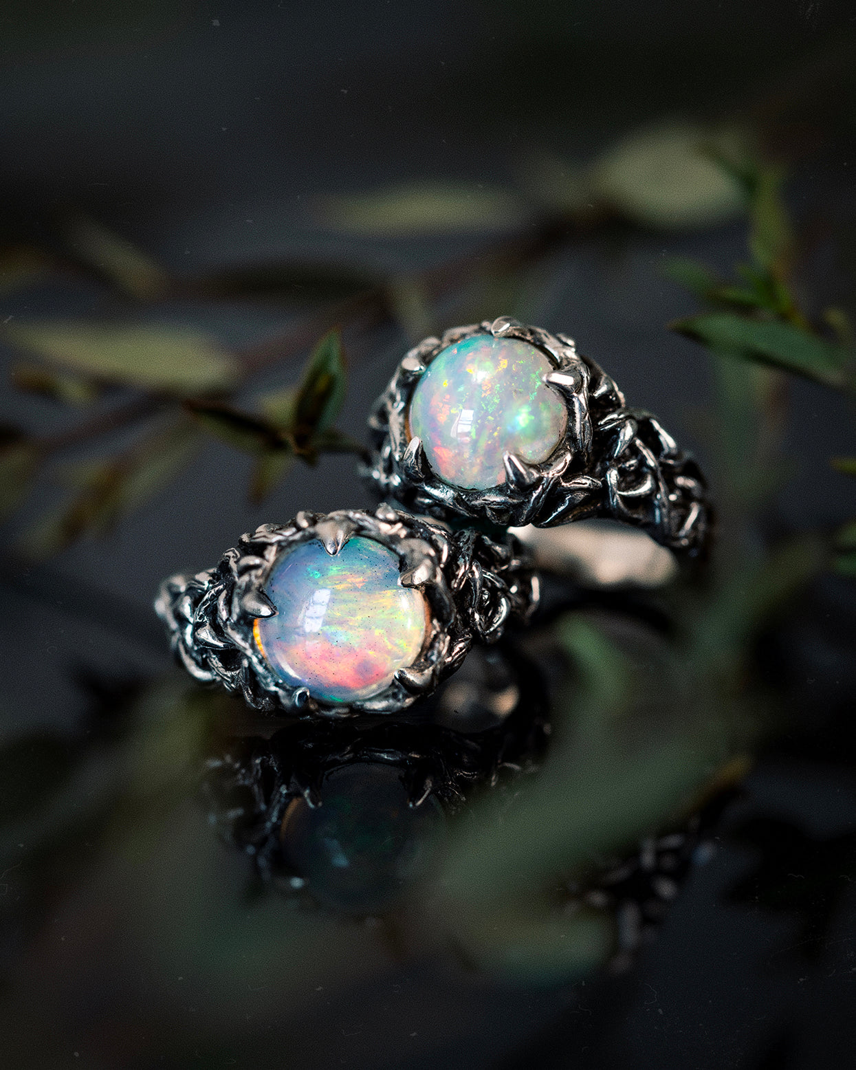 Ethereal Opal Baby Thorn Ring
