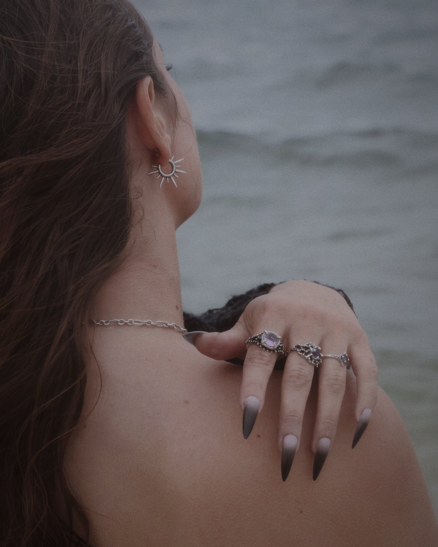OOAK Calypso Ring Size 8