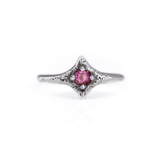 Pink Sapphire Pixie Ring