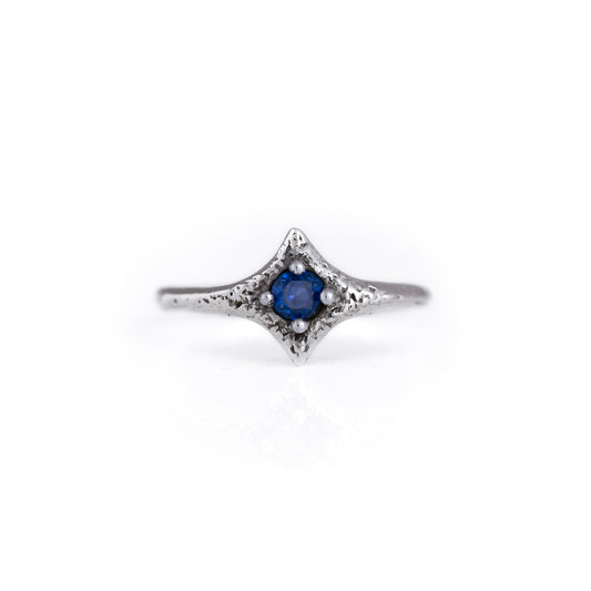 Blue Sapphire Pixie Ring