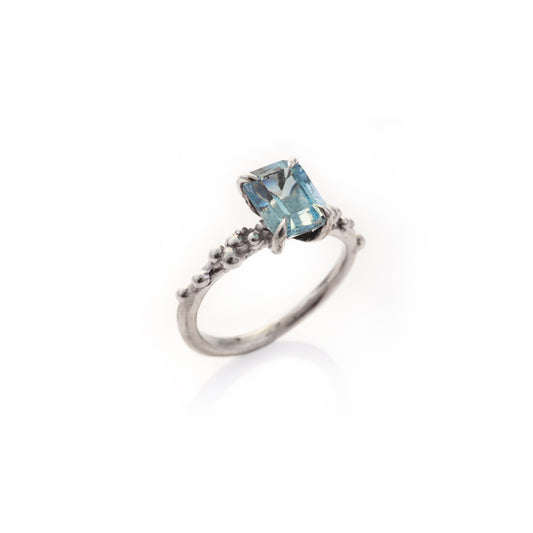 Topaz Aquatic Cocktail Ring