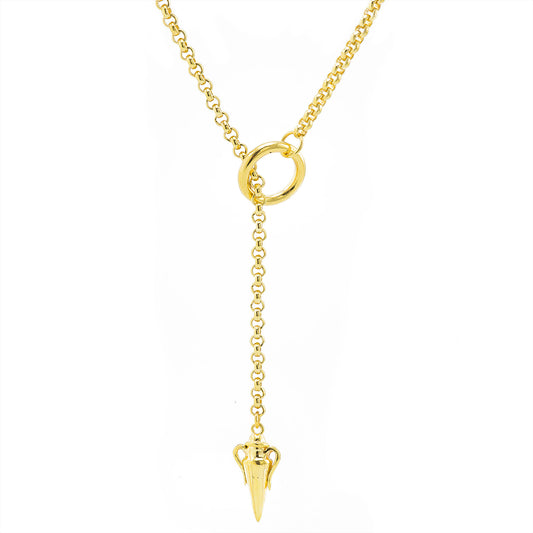 Amphora Lariat Necklace