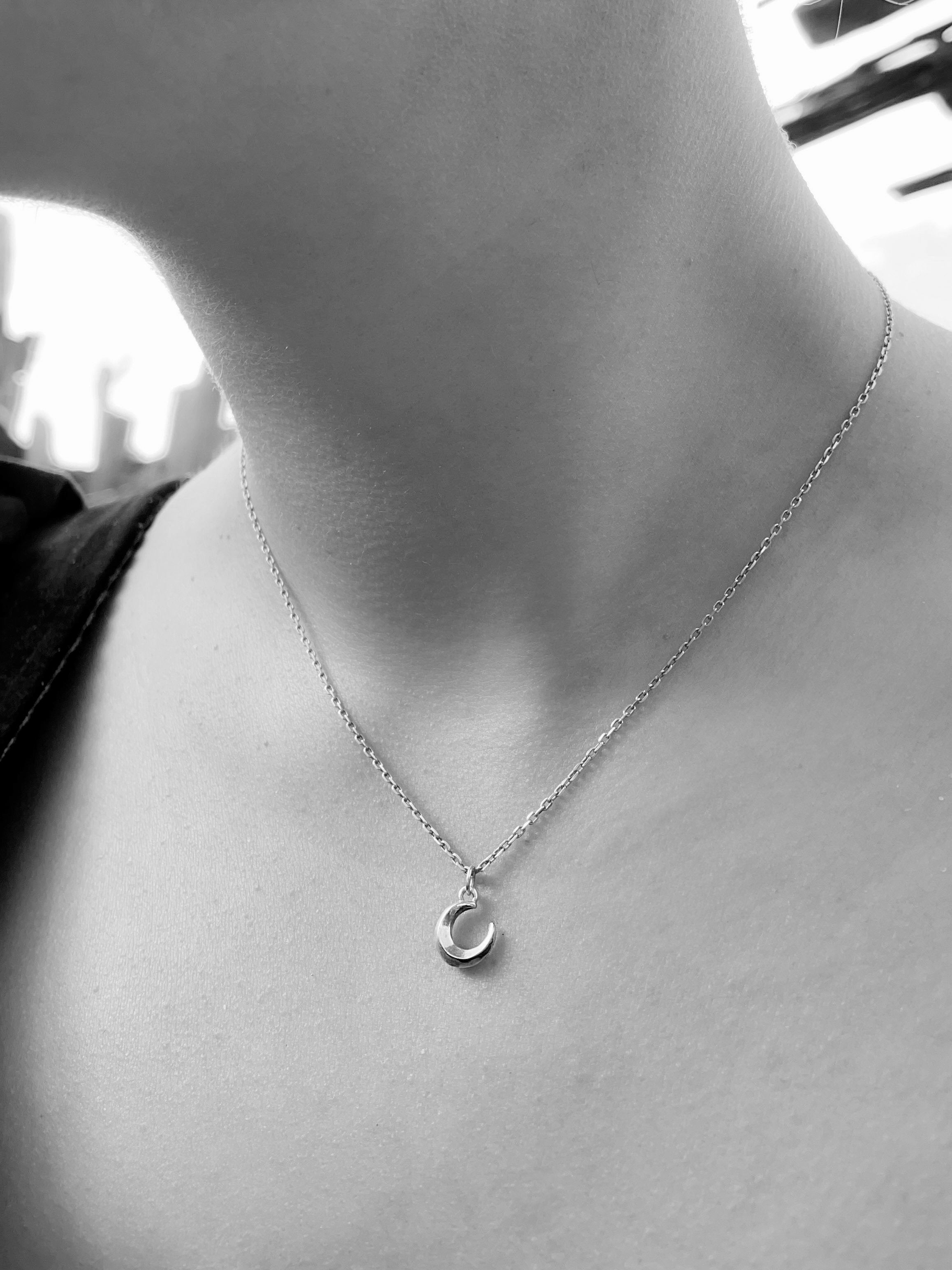 Crescent Moon Necklace – Lily Streeter